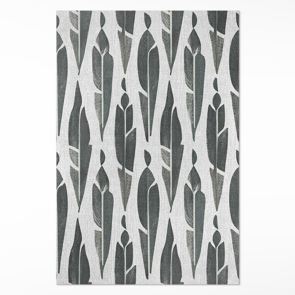 Dywan winylowy Malowane indiańskie pióra styl boho vintage