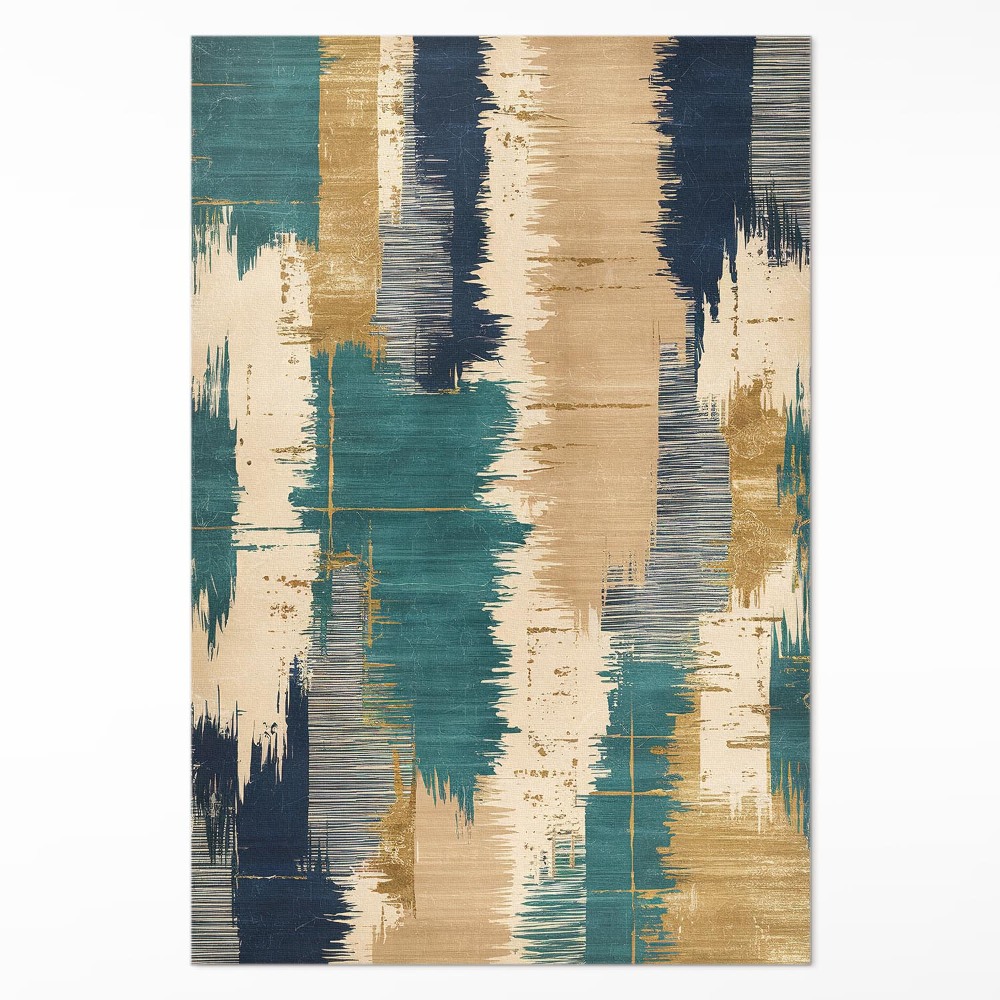 Dywan winylowy Abstrakcyjne plamy ślady zdrapanej farby