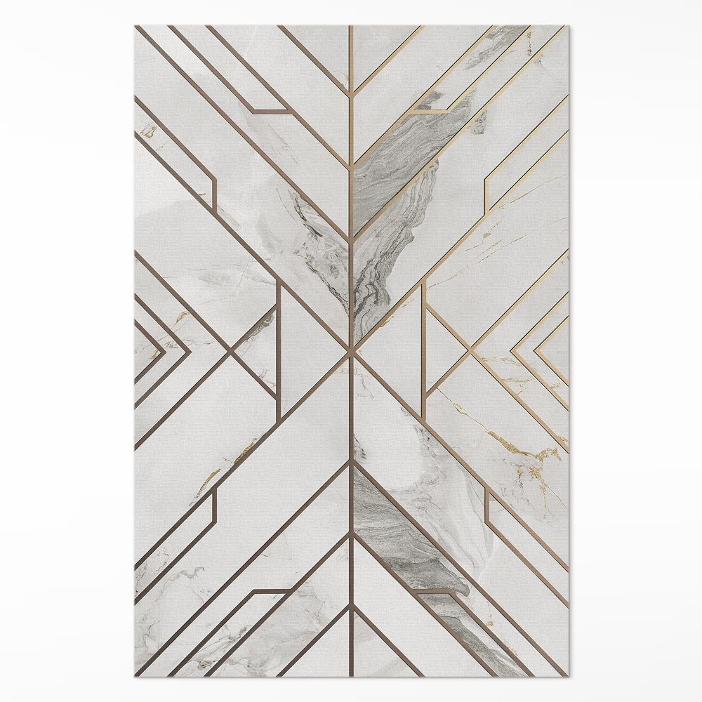 Dywan winylowy Nowoczesna jasna mozaika kamiennych płytek