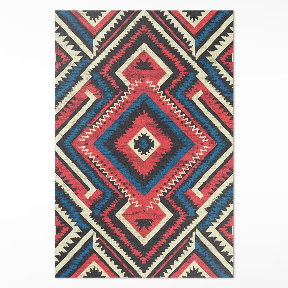 Dywan winylowy Ozdobny wzór w indiańskim stylu vintage