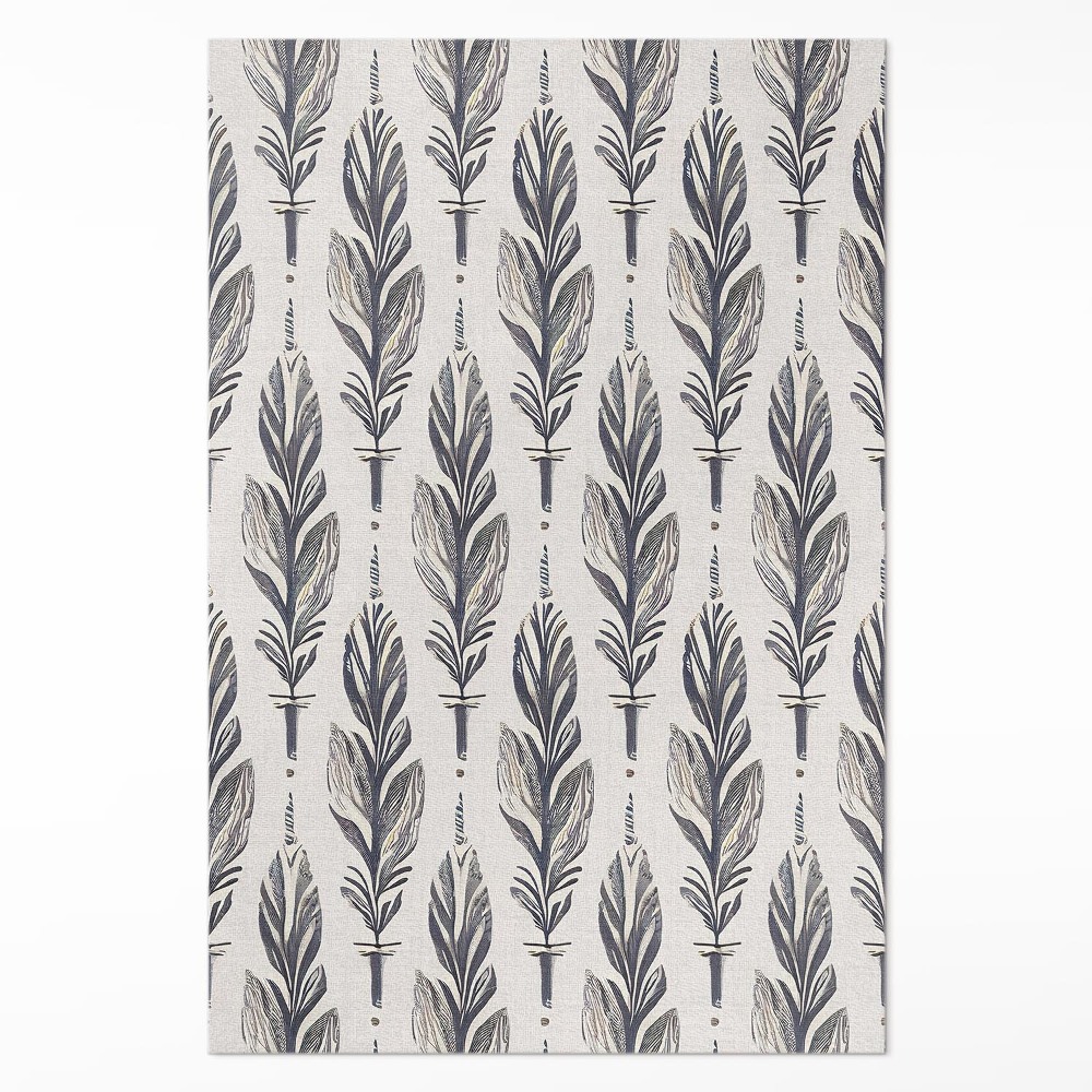 Dywan winylowy Indiańskie pióra w stylu boho