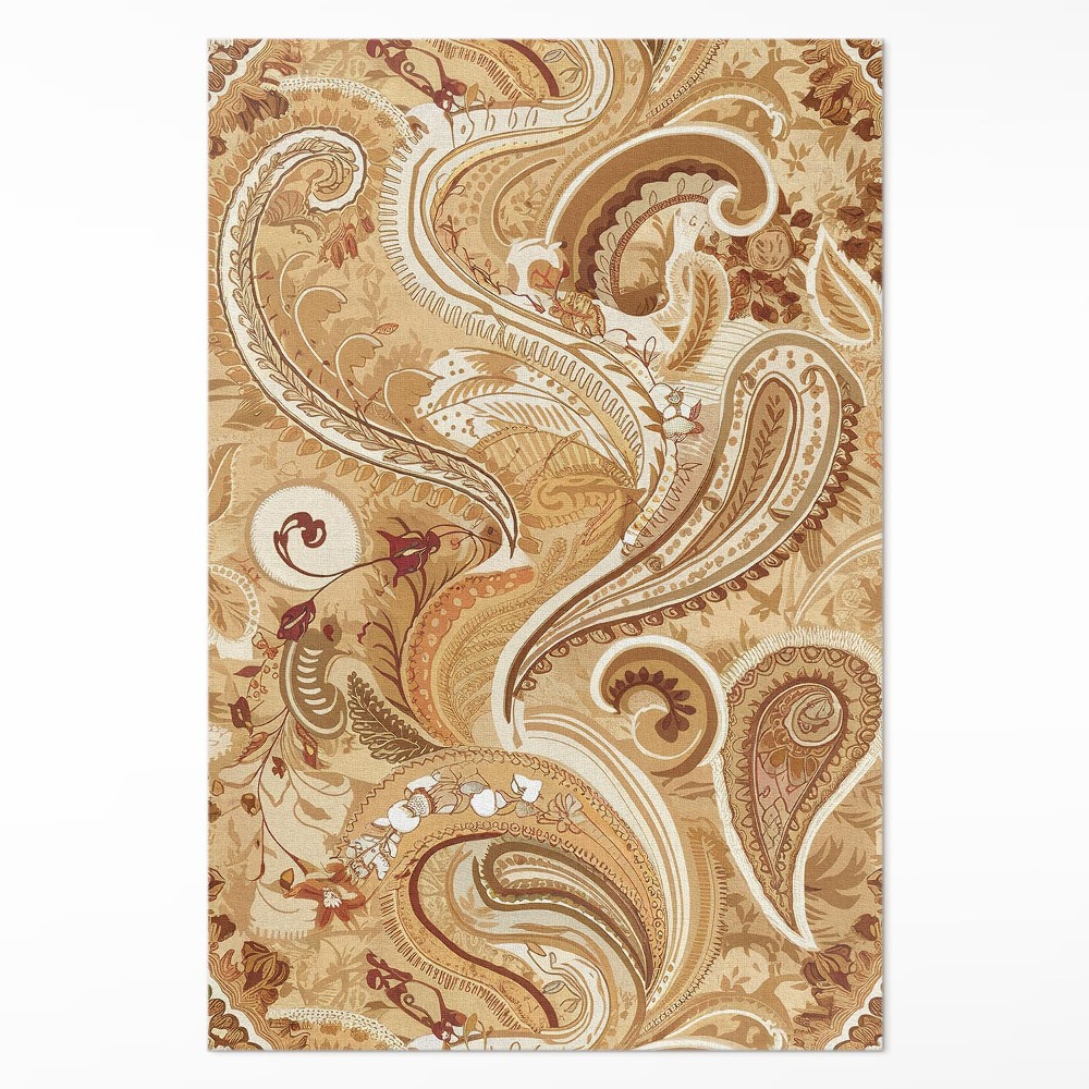 Dywan winylowy Abstrakcyjne rośliny artystyczna kompozycja