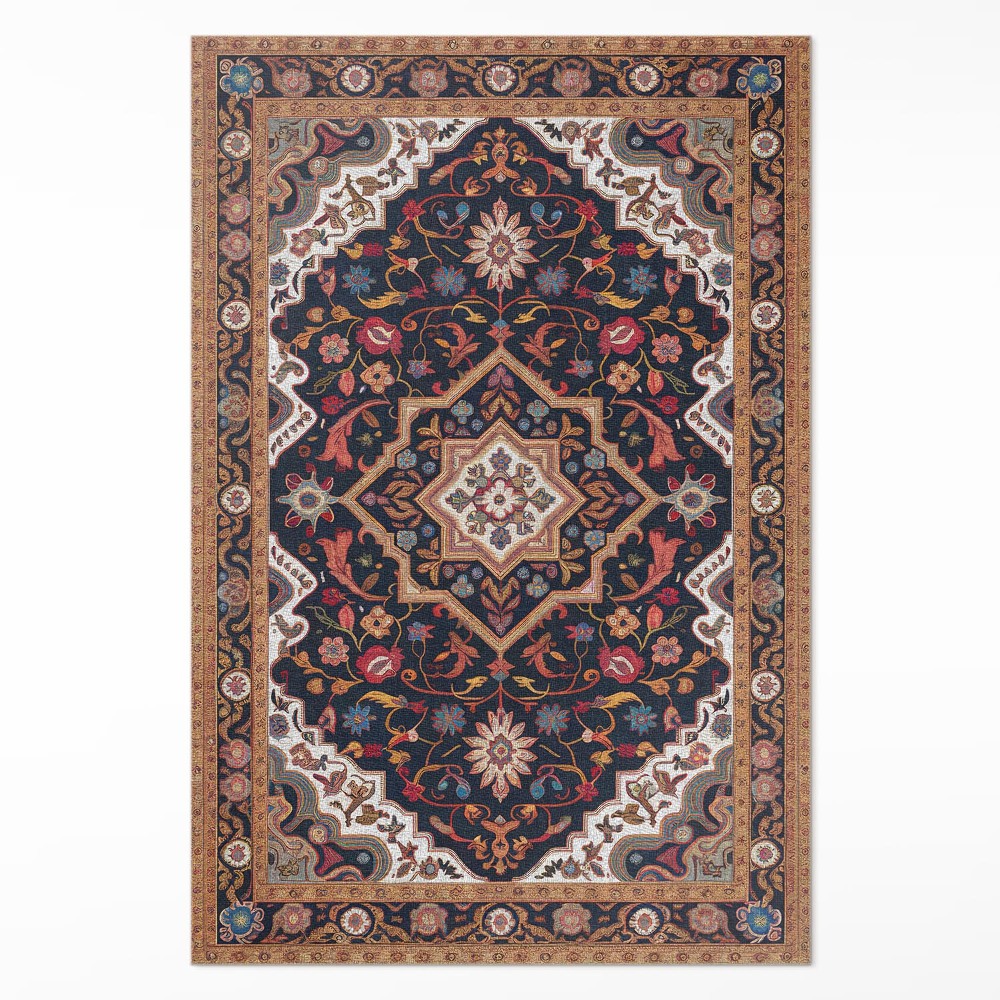 Dywan winylowy Roślinne bogate ornament w perskim stylu