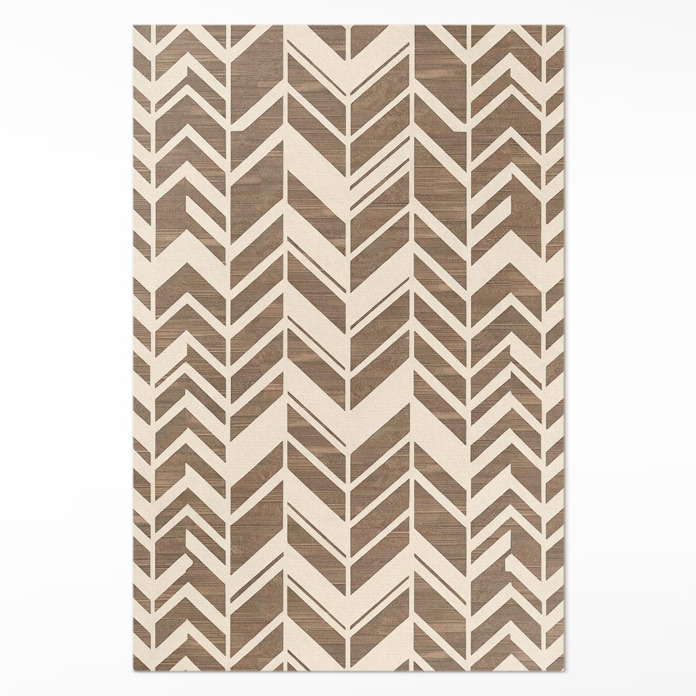 Dywan winylowy Indiański wzór boho dekoracyjne ślady