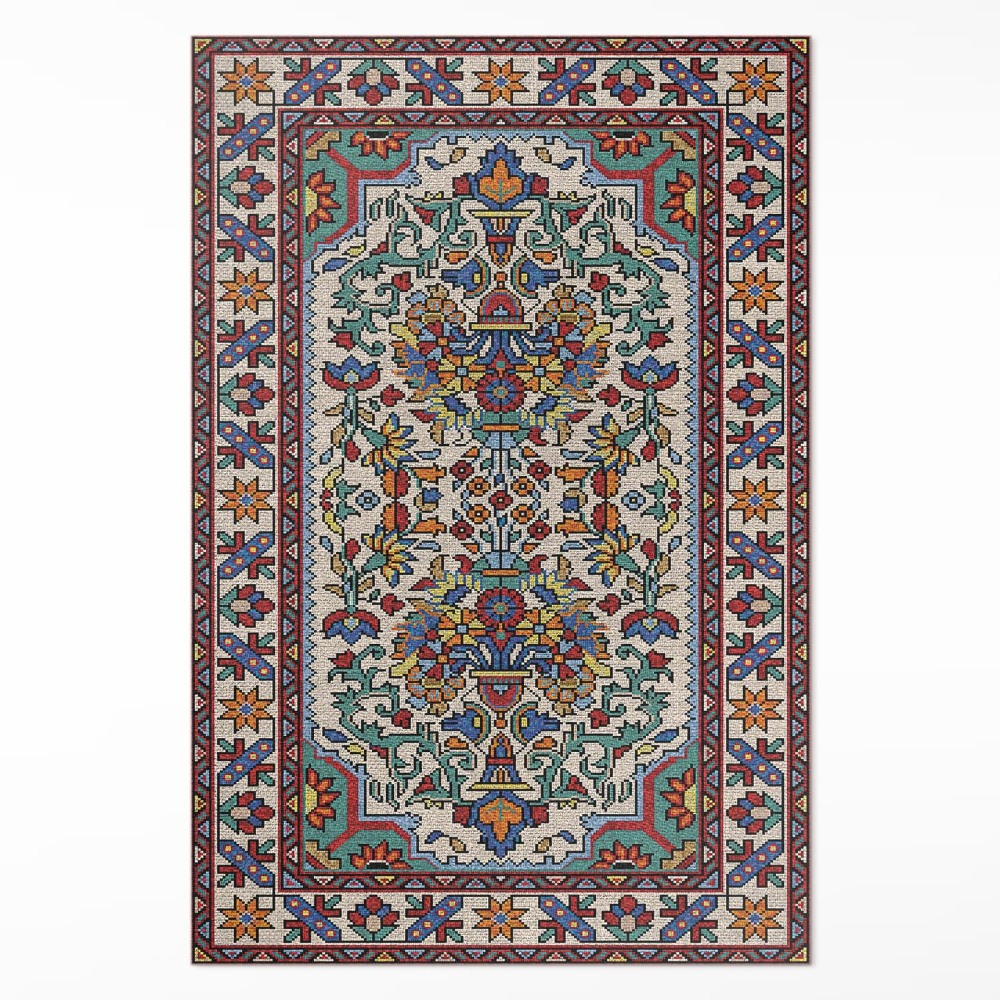 Dywan winylowy Bogaty wzór w stylu tureckim