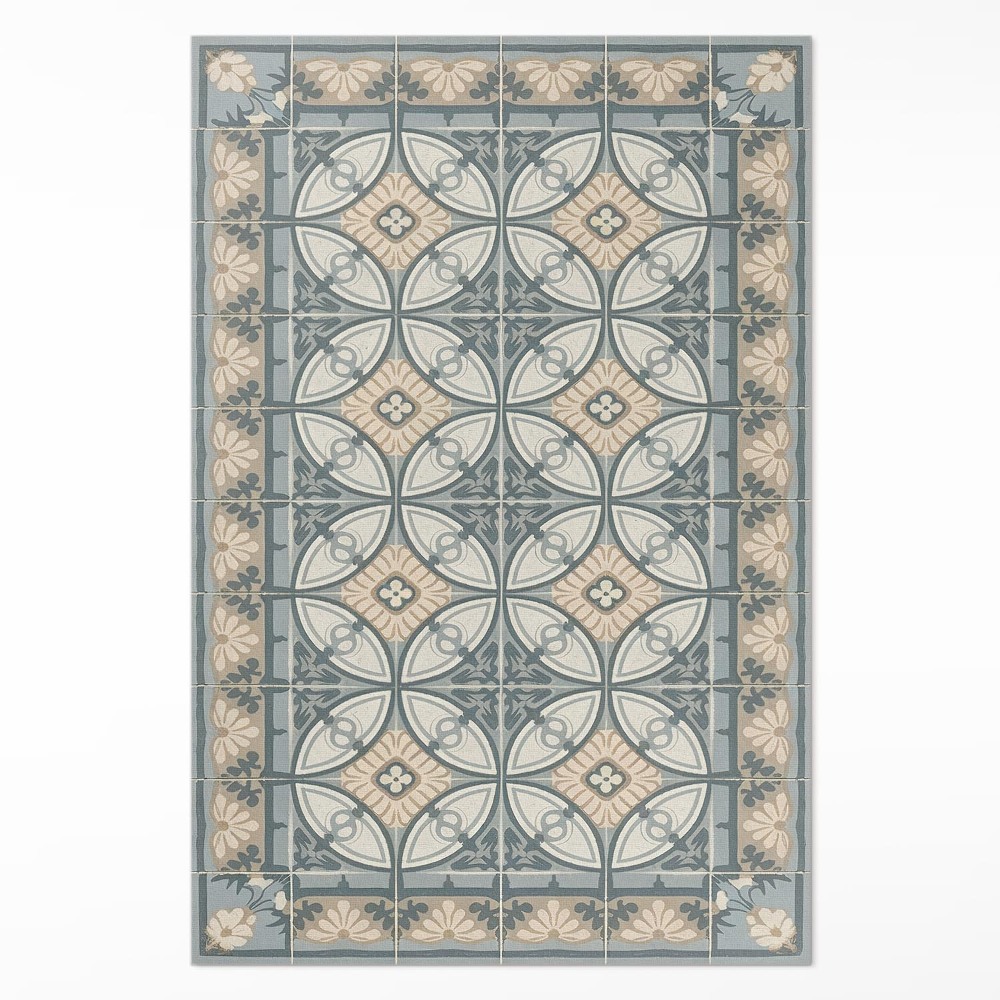 Dywan winylowy Dekoracyjne płytki vintage mozaika