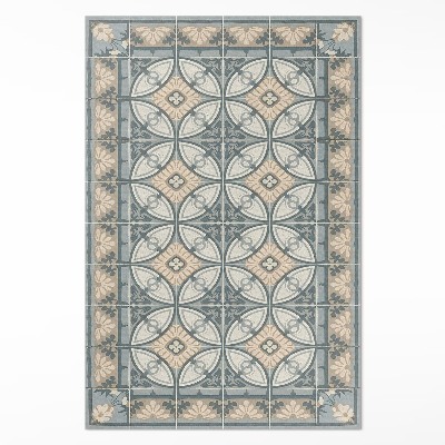Dywan winylowy Dekoracyjne płytki vintage mozaika