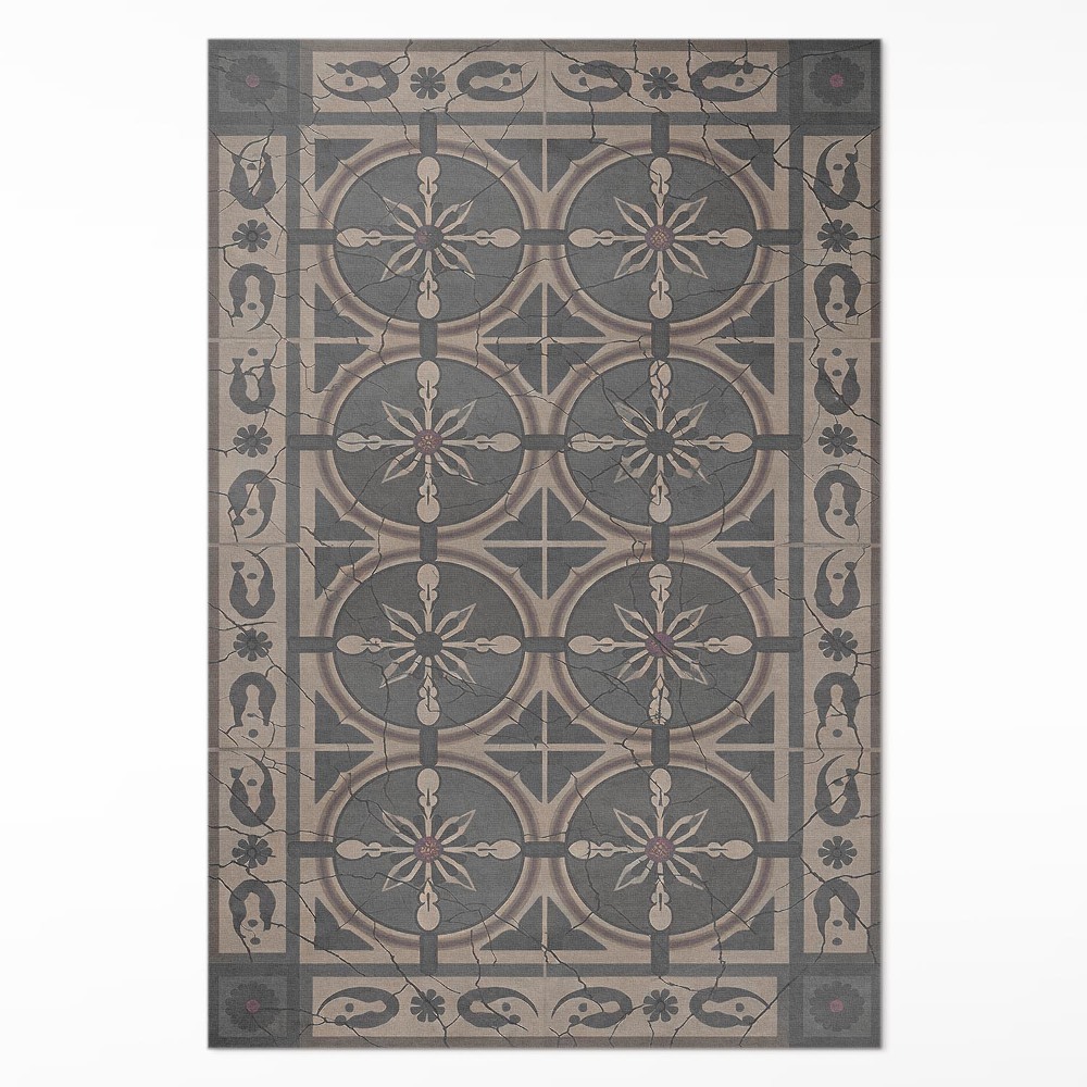 Dywan winylowy Rustykalne geometryczne ornament