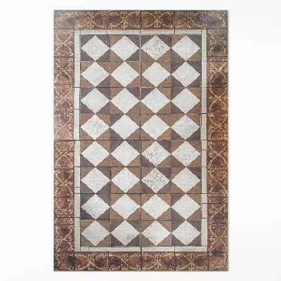 Dywan winylowy Kafle w stylu art deco