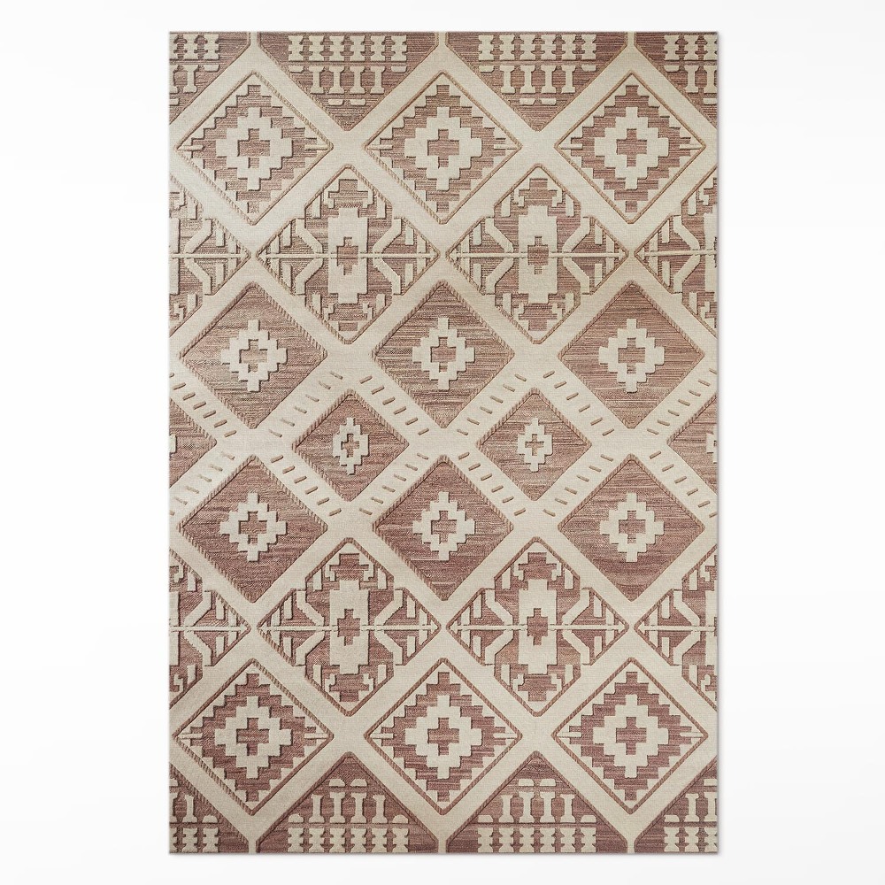 Dywan winylowy Geometryczne kompozycje w stylu azteckim