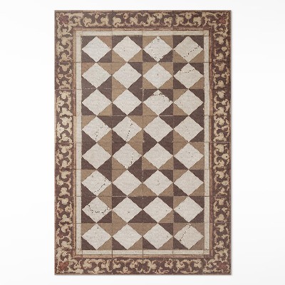 Dywan winylowy Eleganckie wzory w starym stylu