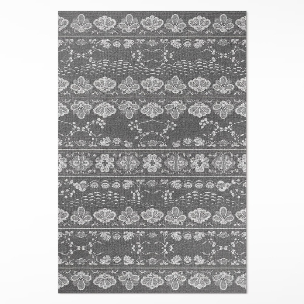 Dywan winylowy Sceny ogrodu w kwiatowych wzorach