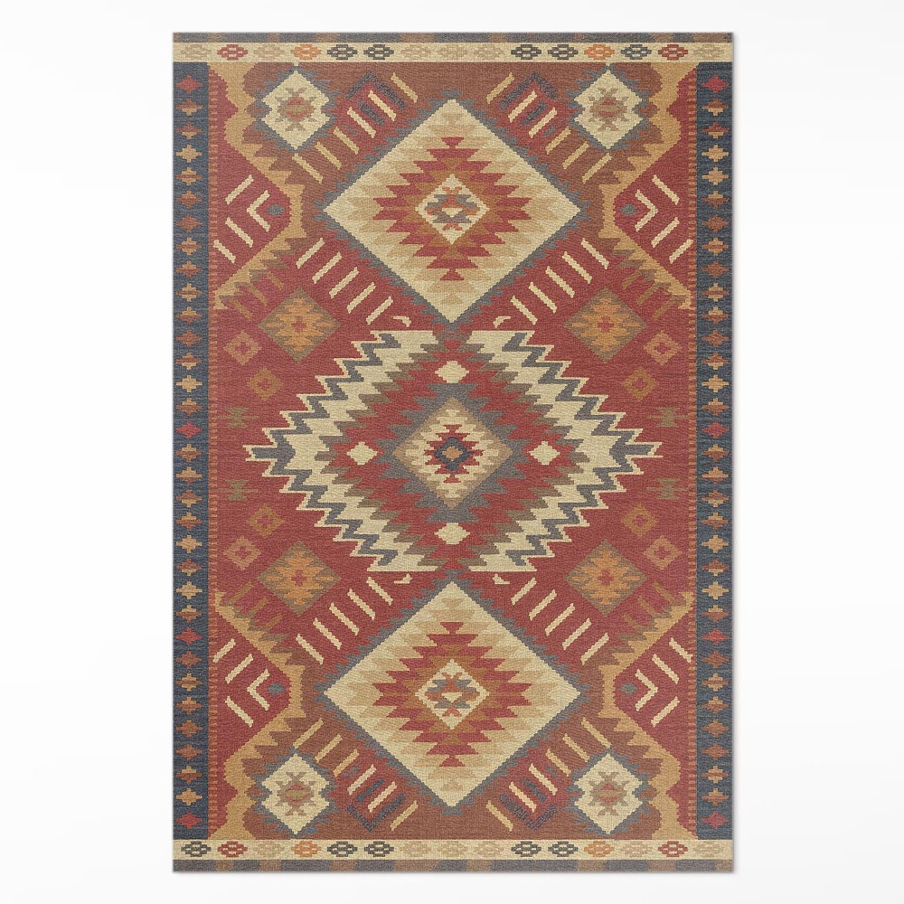 Dywan winylowy Harmonia azteckich figur geometrycznych