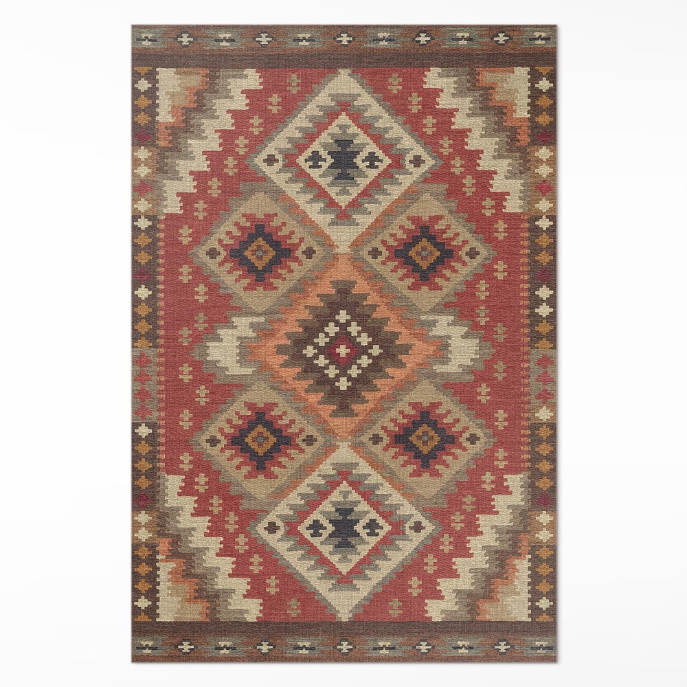 Dywan winylowy Geometryczna precyzja azteckiej sztuki