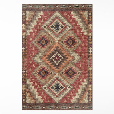 Dywan winylowy Geometryczna precyzja azteckiej sztuki