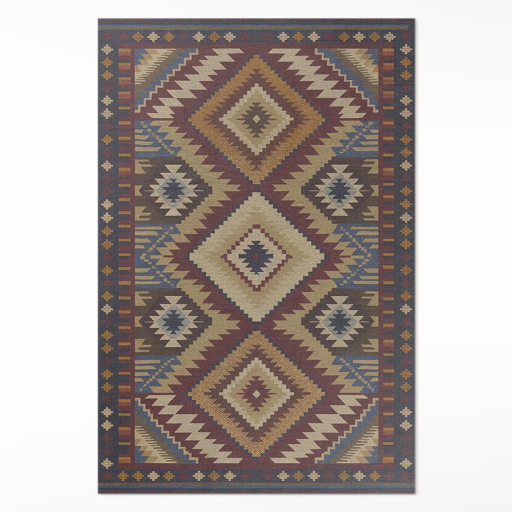 Dywan winylowy Antyczne azteckie wzory pełne symetrii