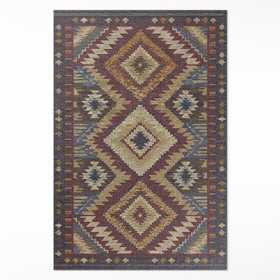 Dywan winylowy Antyczne azteckie wzory pełne symetrii