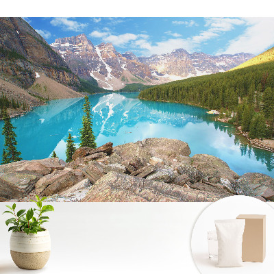 Fototapeta Górska panorama jeziora