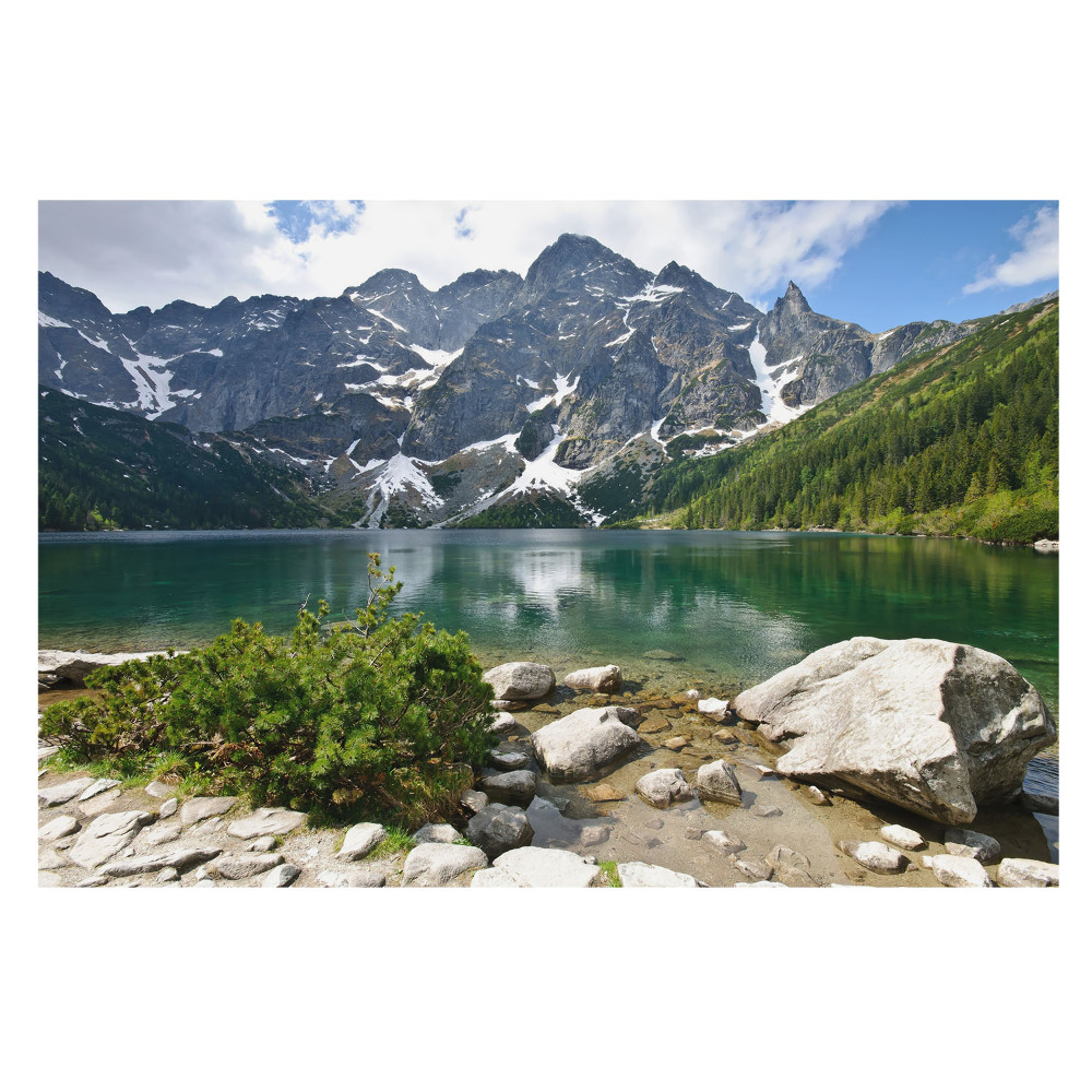 Fototapeta z nadrukiem na flizelinie Góry odbijające się w jeziorze