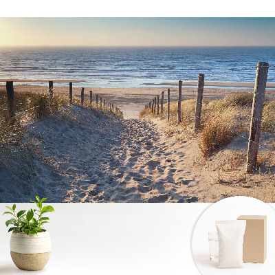 Nowoczesna fototapeta na wymiar Ścieżka przez wydmy do morza