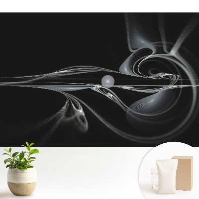 Fototapeta na wymiar do sypialni Nowoczesna abstrakcja przepływające linie