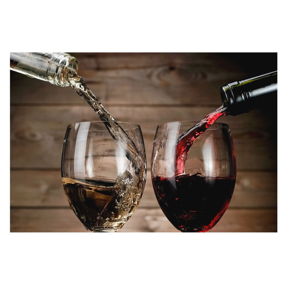 Fototapeta Wino w kieliszkach klasyczny styl