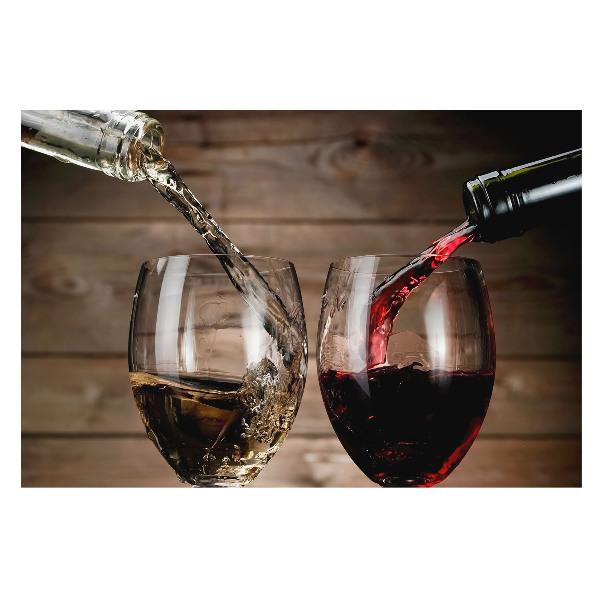 Fototapeta Wino w kieliszkach klasyczny styl