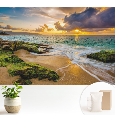 Fototapeta do salonu Zachodzące słońce nad oceanem