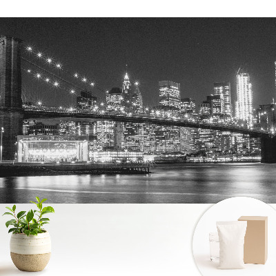 Fototapeta z nadrukiem na flizelinie przedstawiająca miasto nocą