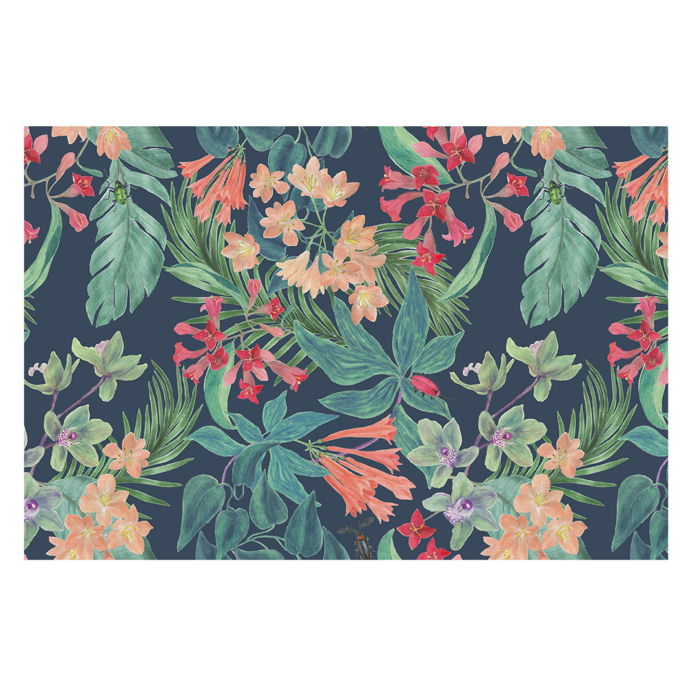 Nowoczesna fototapeta na wymiar Egzotyczna flora eleganckie barwy