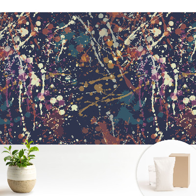 Nowoczesna fototapeta na wymiar Abstrakcyjne plamy kolorowe linie