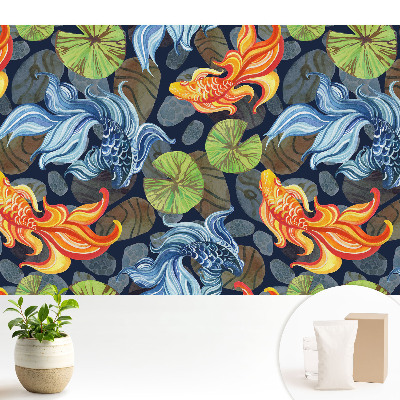 Fototapeta flizelinowa do salonu Energetyczny motyw ryb koi