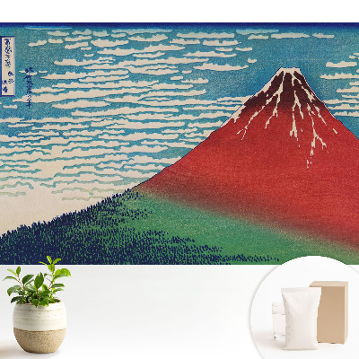 Fototapeta do salonu Góra i chmury w japońskim stylu