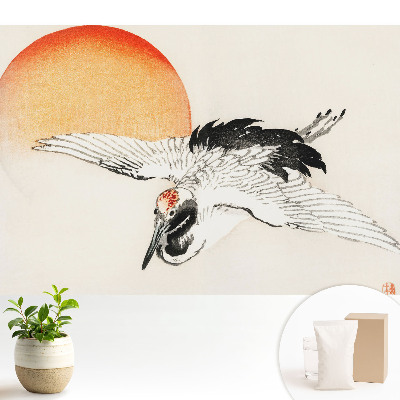 Fototapeta flizelinowa do salonu Subtelny motyw ptaka w locie