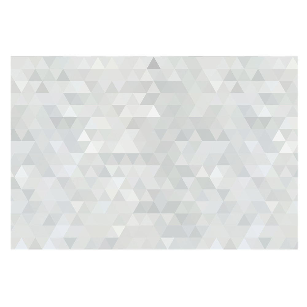 Fototapeta do salonu Geometryczne trójkąty w szarościach