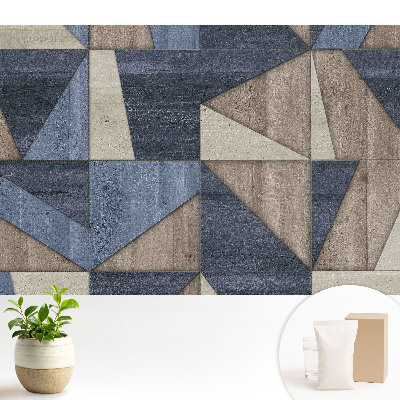 Fototapeta do salonu Geometryczna mozaika w odcieniach ziemi