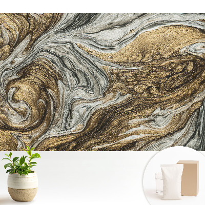 Fototapeta na wymiar do sypialni Wiry i fale abstrakcyjne ciepłe odcienie