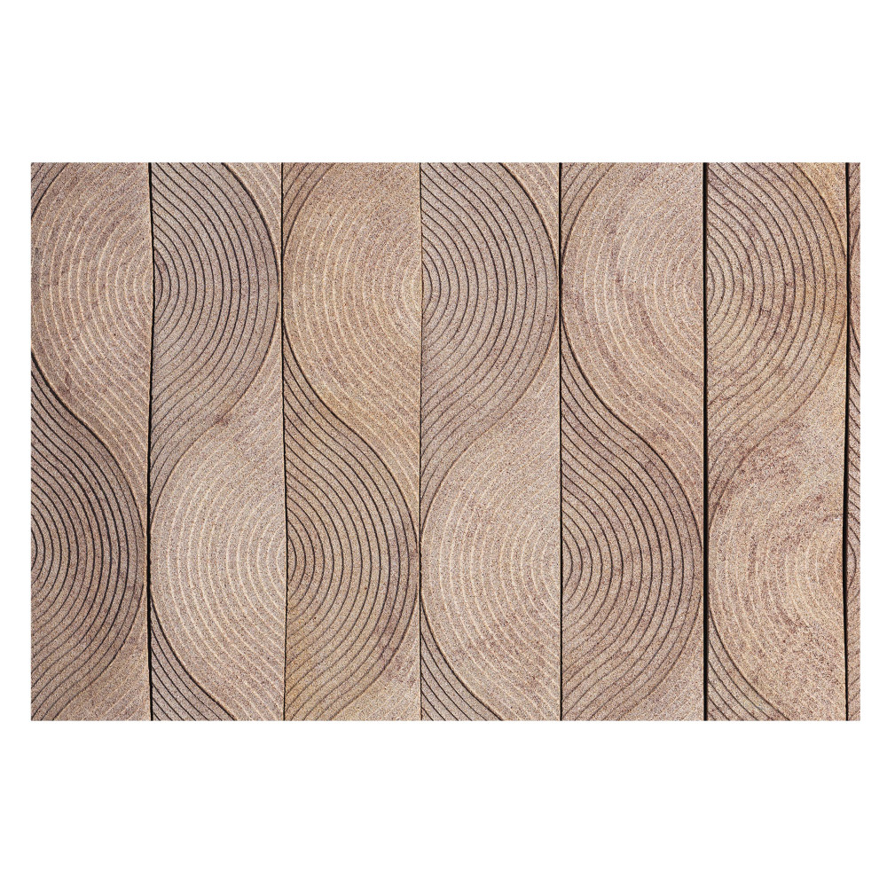 Fototapeta do salonu Geometryczne linie fale natura