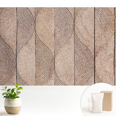 Fototapeta do salonu Geometryczne linie fale natura