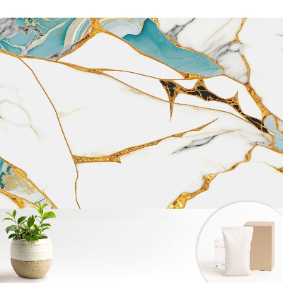 Fototapeta flizelinowa do salonu Marmurowe detale abstrakcyjna struktura