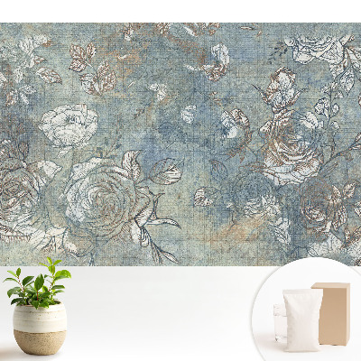 Fototapeta do salonu Rustykalny kwiatowy wzór