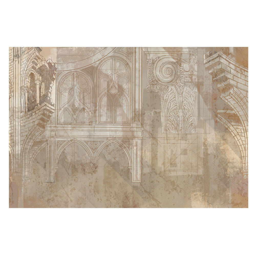 Fototapeta Architektoniczne detale w klasycznej kompozycji