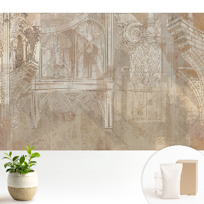 Fototapeta z architektonicznymi detalami w klasycznej kompozycji