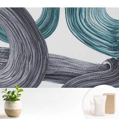 Fototapeta Abstrakcyjna kompozycja przestrzennych linii