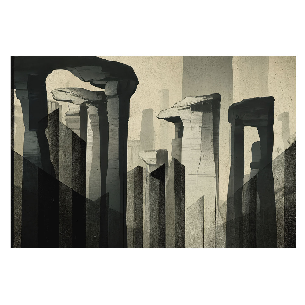 Fototapeta Monumentalne kolumny symetryczne kompozycyjne
