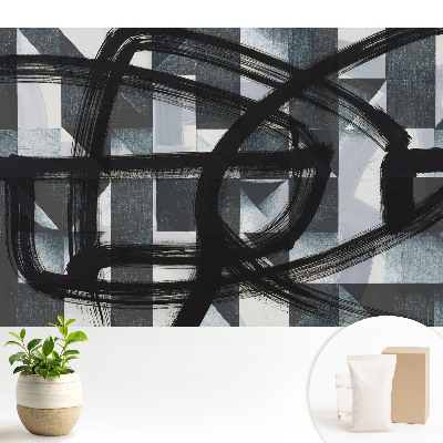 Fototapeta na wymiar do sypialni Abstrakcja dynamiczna kontrastowa