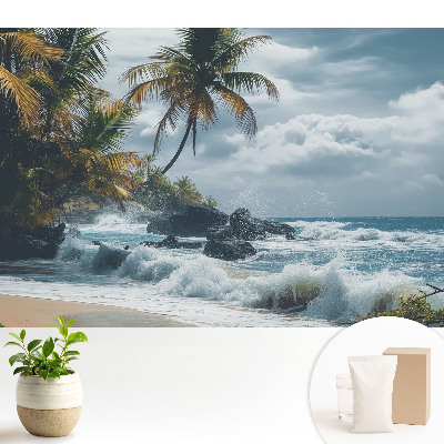 Nowoczesna fototapeta na wymiar Tropikalna sceneria harmonii natury