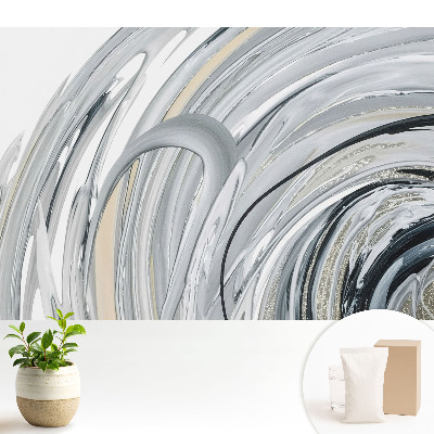 Fototapeta na wymiar do sypialni Elegancja w szarych odcieniach