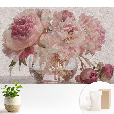 Fototapeta do salonu Romantyczny bukiet piwonii