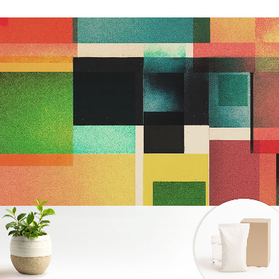 Fototapeta flizelinowa do salonu Kolorowe geometryczne figury